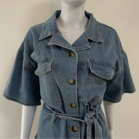 Blue Denim Dress ( Size 14) - Picture 2 of 11